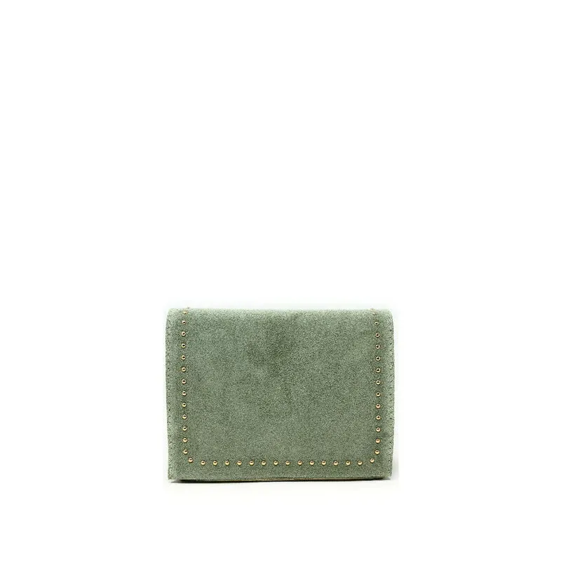 Sac bandoulière en daim LITTLE ITALY Vert pastel