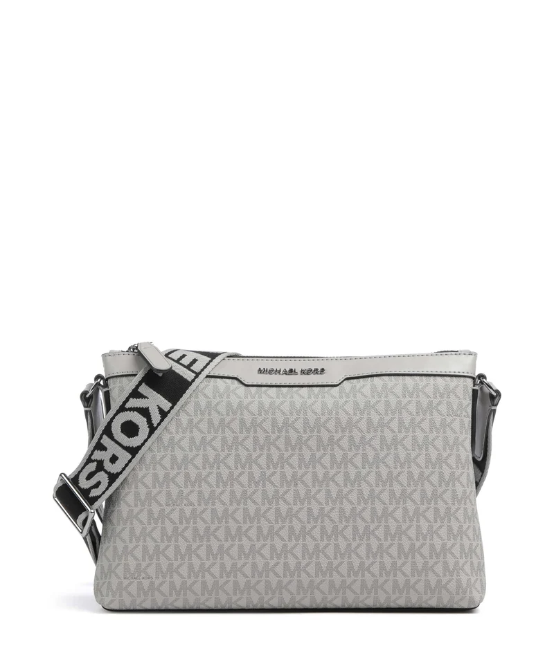 Michael Kors Hudson Sac bandoulière nickel