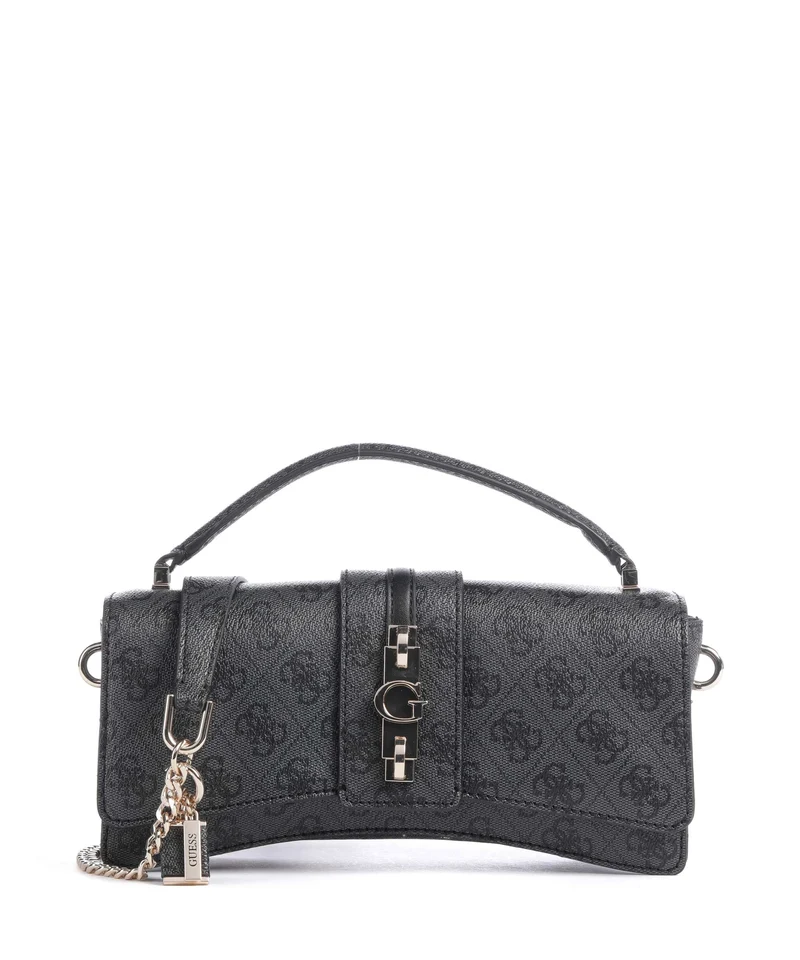 Guess Yvonne Logo Mini Sac à main coal logo