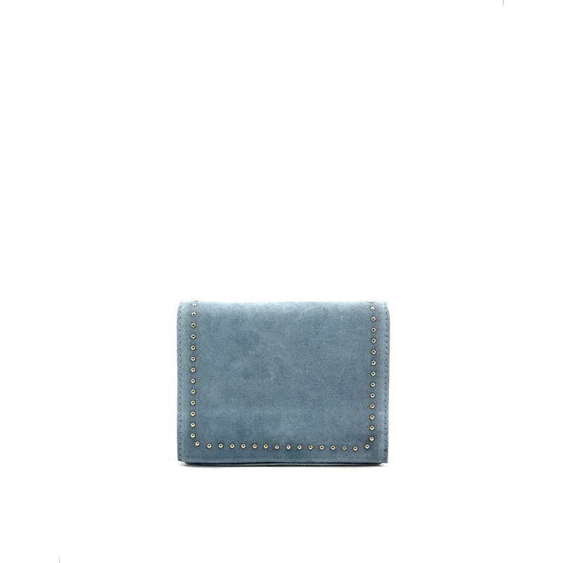 Sac bandoulière en daim LITTLE ITALY Bleu pastel