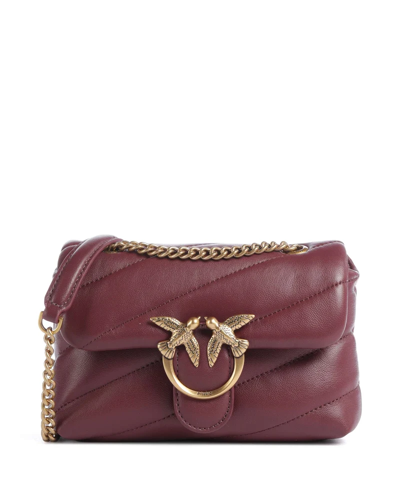 Pinko Love Puff Baby Sac porté épaule ribes intenso/antique gold