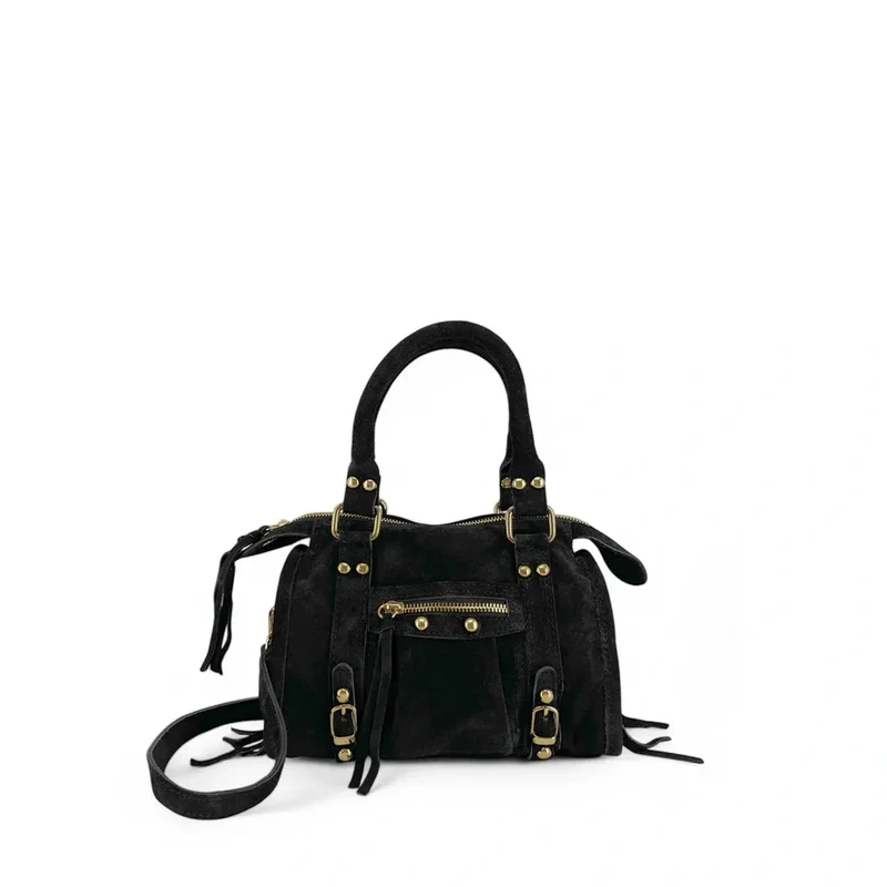 Mini-sac en daim STORM SUEDE NANO Noir