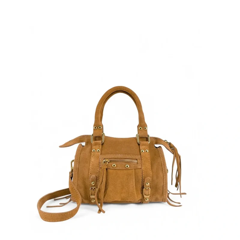Mini-sac en daim STORM SUEDE NANO Camel