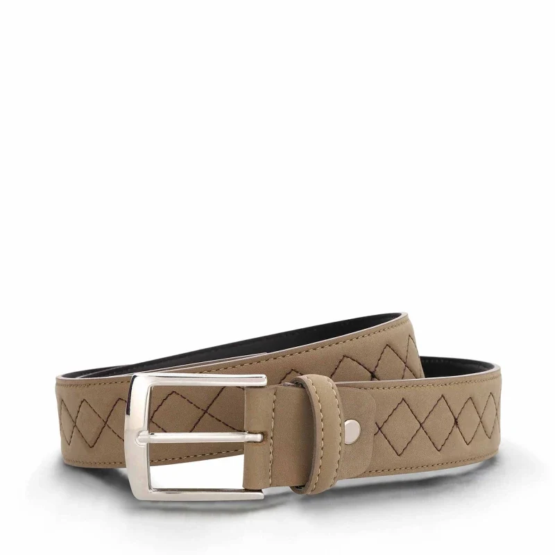 Ceinture Chic Pour Homme en Beige en Cuir Vegan
