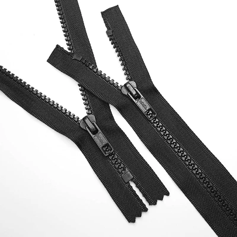 KKF | Fermeture éclair à bout fermé | Plastique | #5 | Noir | SS253 - SS254
