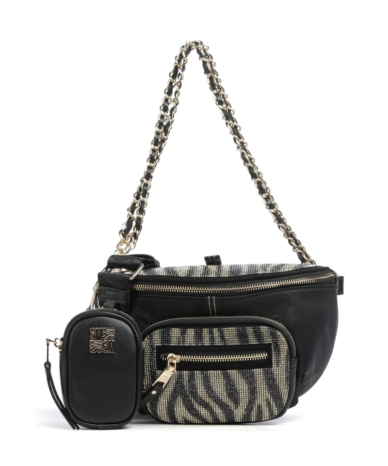 Steve Madden BMAXIMA-S Sac porté épaule black/zebra