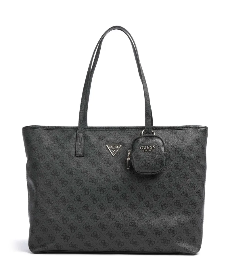 Guess Power Play II Tech Large Cabas coal logo