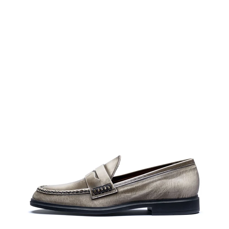 Isabel Bernard Vendôme Blandine mocassins en cuir spazzolato crème IB51015-638-39