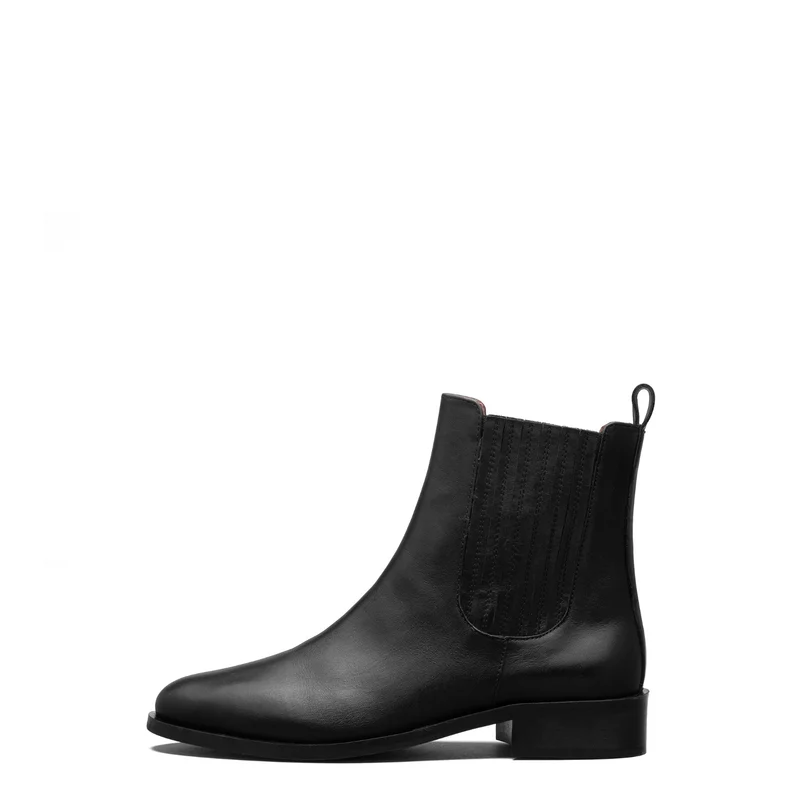 Isabel Bernard Vendôme Chey Bottines Chelsea noires en cuir de veau IB53012-001-42