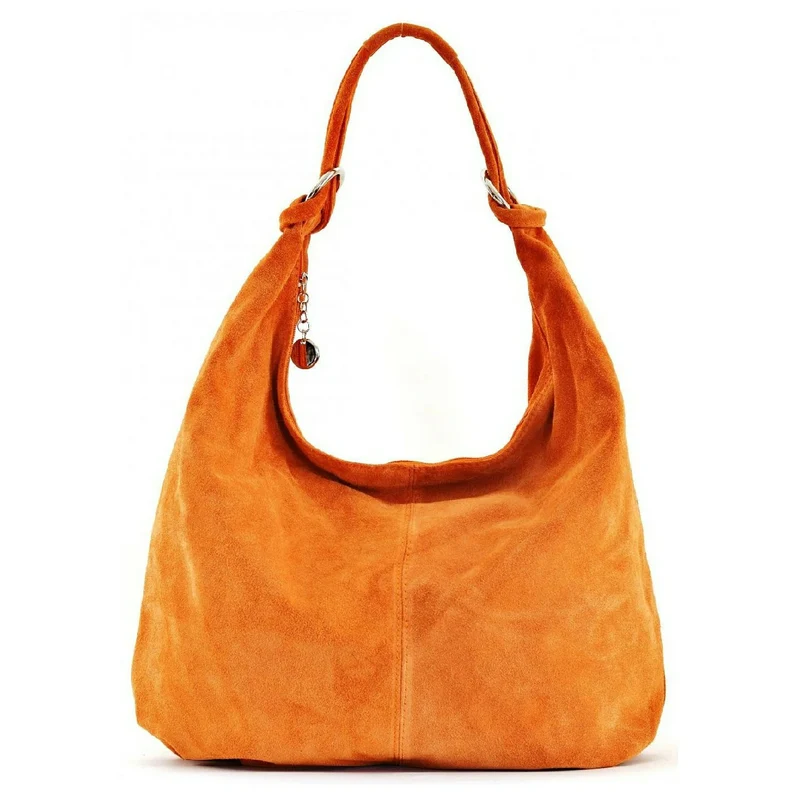 Sac à main en daim LOVE Orange