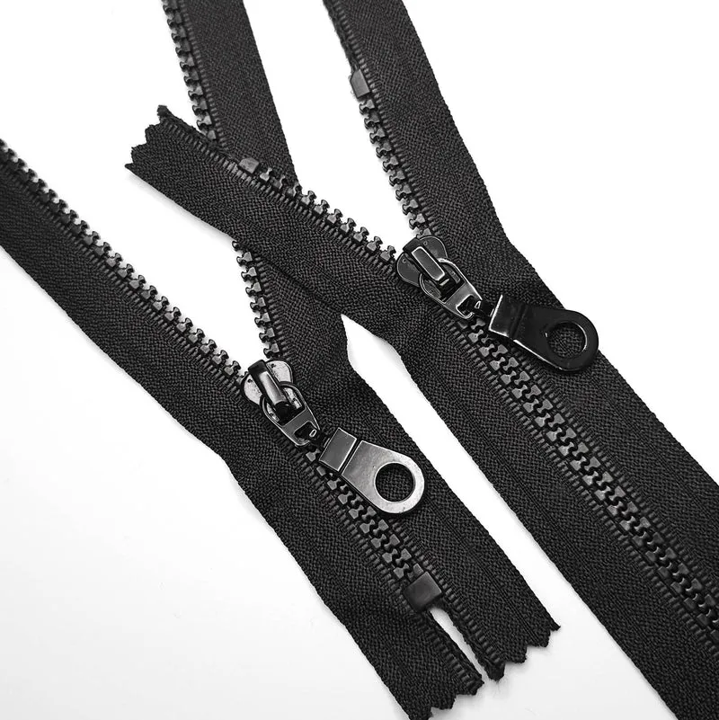 Fermeture éclair À Bout Fermé | Plastique | #5 | Noir | 6 3/4'' - 17 cm | SS265