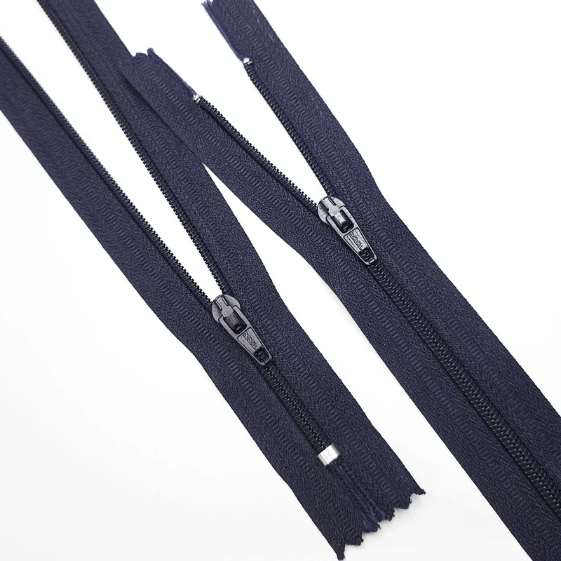 KKF | Fermeture éclair à bout fermé | Spirale | Marine | #3 | SS214 - SS215