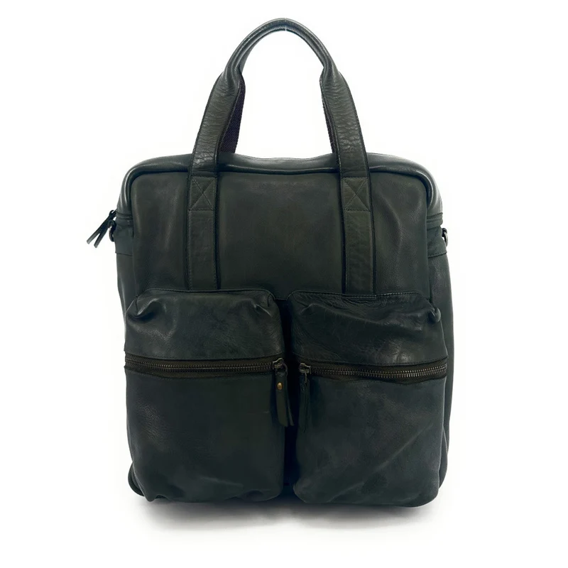 Sacoche en cuir vintage SKYWALKER Kaki