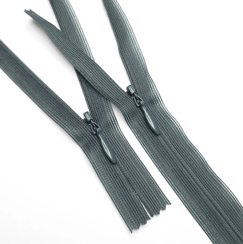 YKK | Fermeture Éclair Invisible À Bout Fermé | #3 | Bleu Gris | 7 1/2'' - 19 cm | SS202