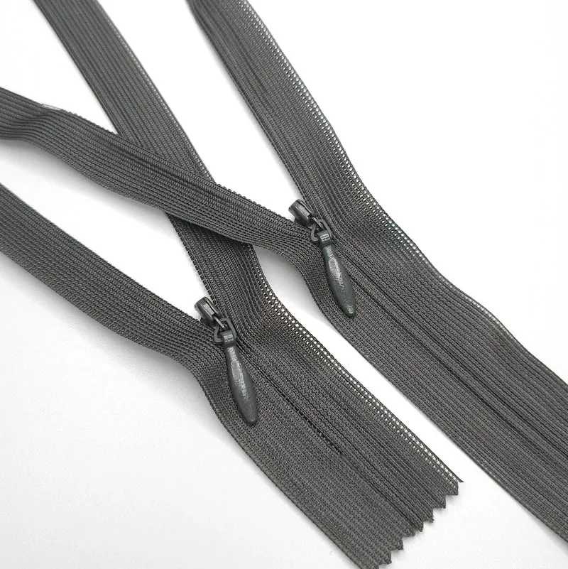 Fermeture Éclair Invisible À Bout Fermé | #3 | Gris | 21 1/4'' - 54 cm | SS196