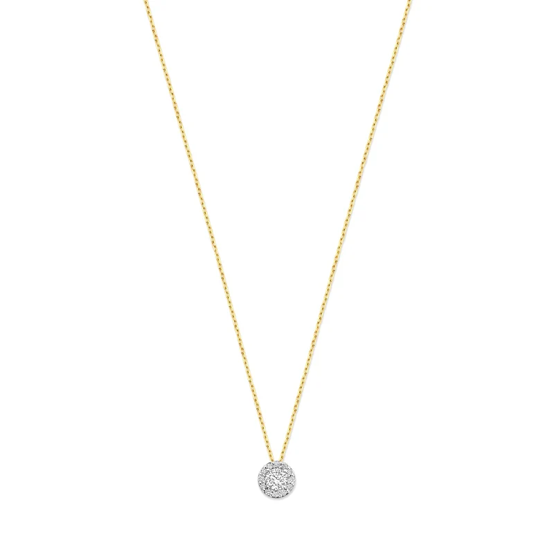 Isabel Bernard De la Paix Collier De la Paix Viviane en or 14 carats avec diamant IBD350031