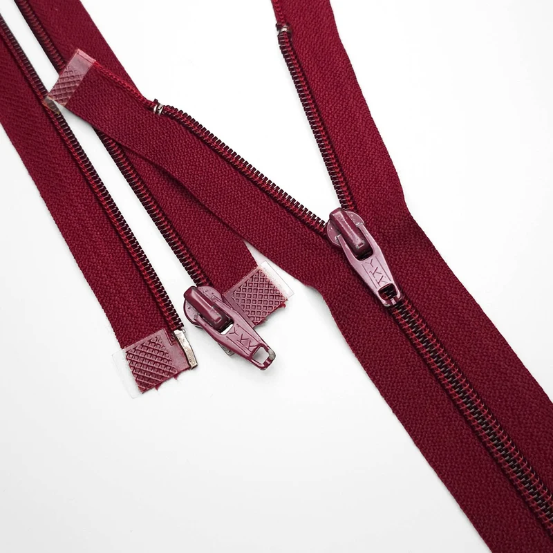 YKK | Fermeture éclair Séparable | Spirale | Rouge | #5 | ZIP1027 - ZIP1028 - ZIP1029
