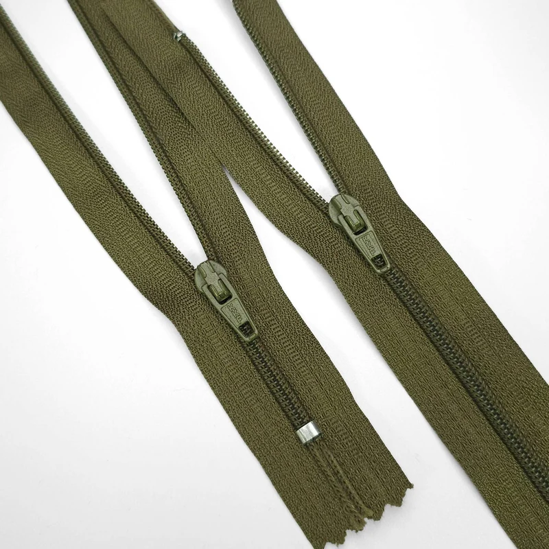 KKF | Fermeture éclair à bout fermé | Spirale | Vert | #3 | 19 3/4'' - 50 cm | SS169