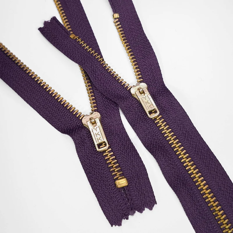 YKK | Verrouillage semi-automatique | À Bout Fermé | Métal | Mauve | #5 | SS154 - SS155