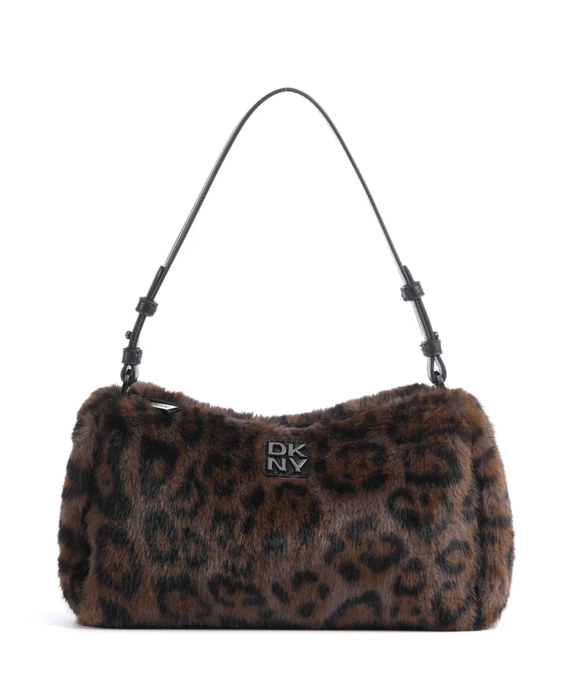 DKNY Remy Sac porté épaule leopard
