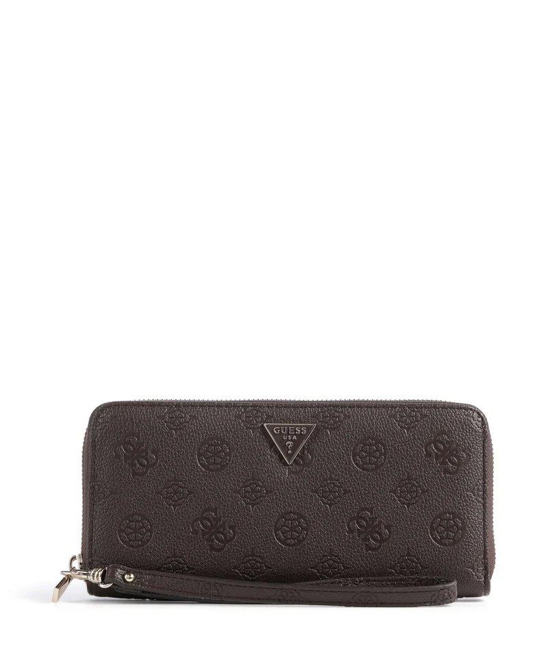 Guess Blake Large Portefeuille brown logo