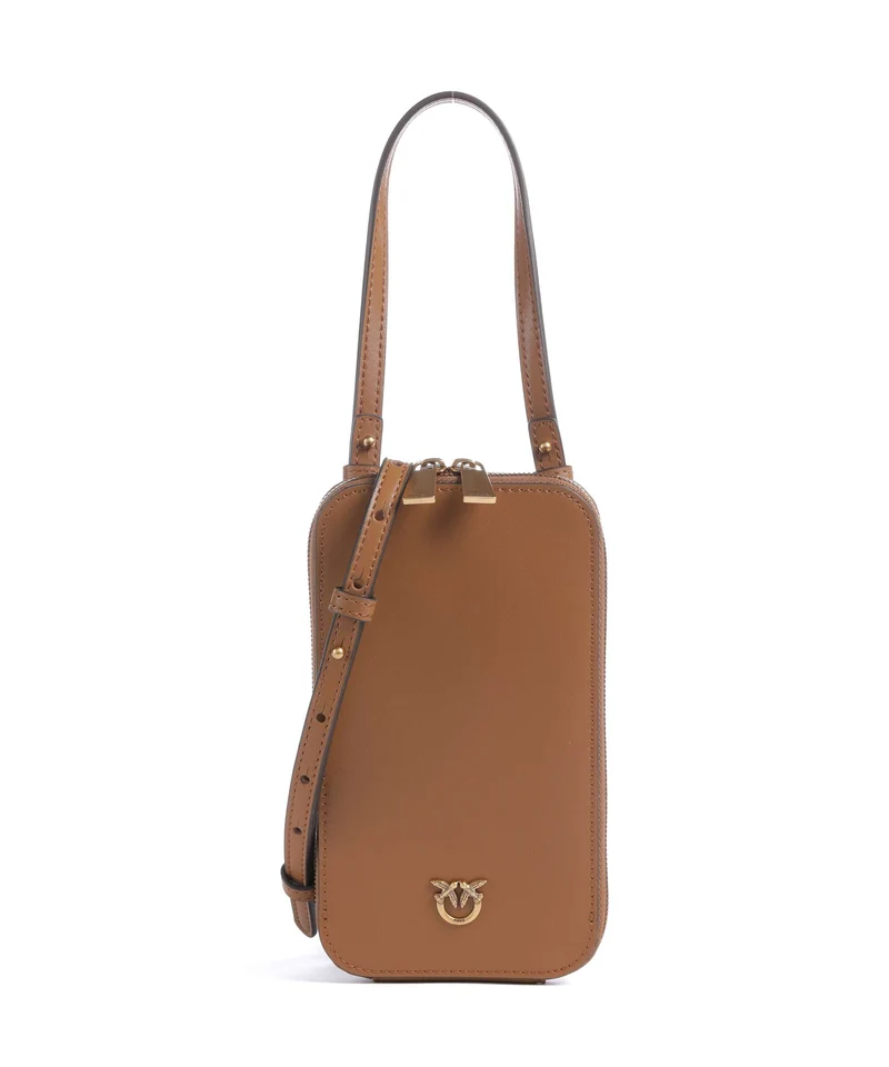 Pinko Pochette telephone marrone/caramella/antique gold