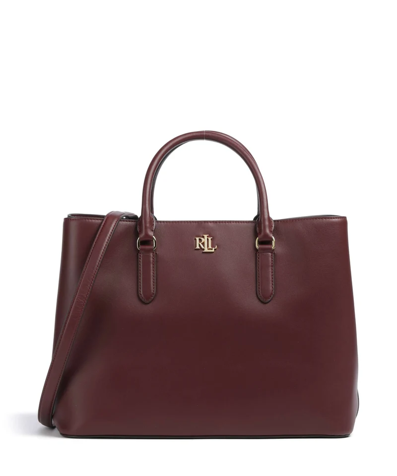 Lauren Ralph Lauren Marcy 36 Sac à main dark garnet