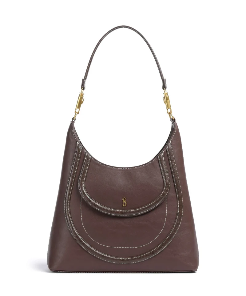 Steve Madden BSALUS Sac porté épaule chocolate/gold