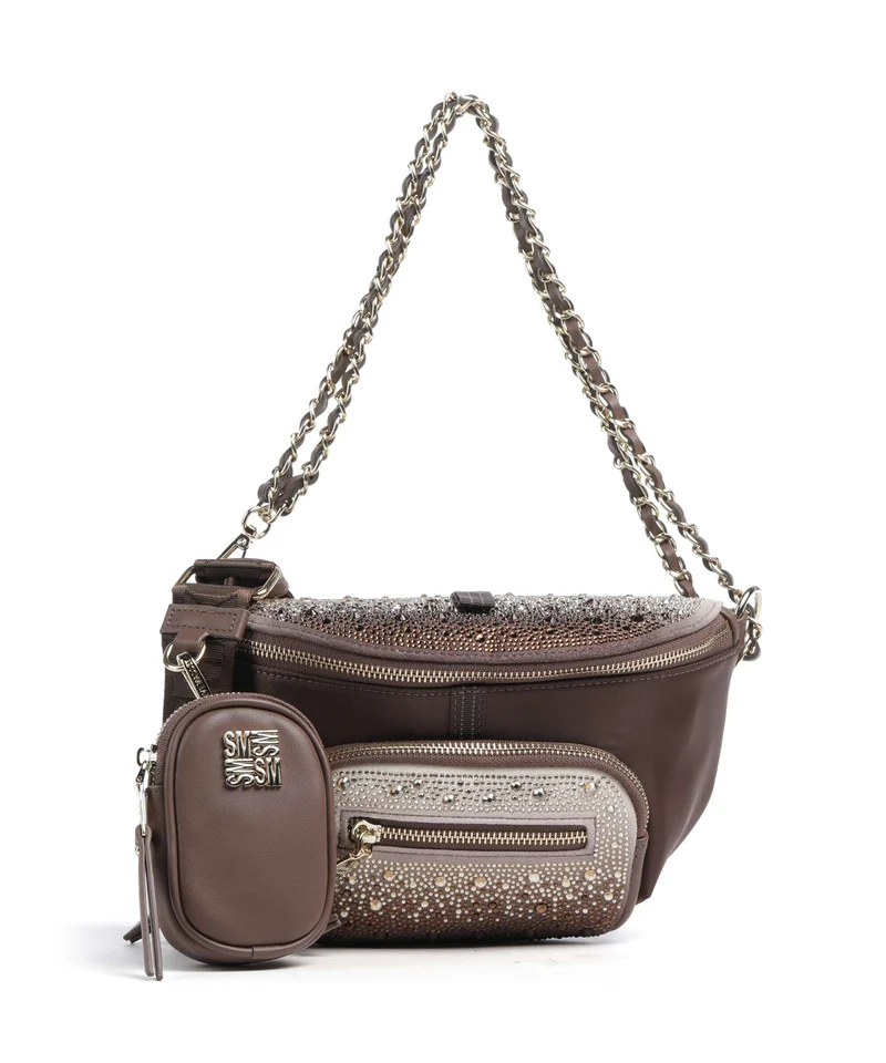 Steve Madden BMAXIMA-S Sac porté épaule chocolate/gold