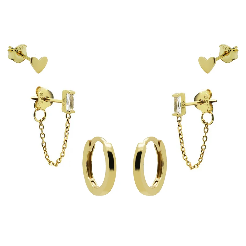 Karma Femmes Earparty Plaqué or 14 carats EPV10GP