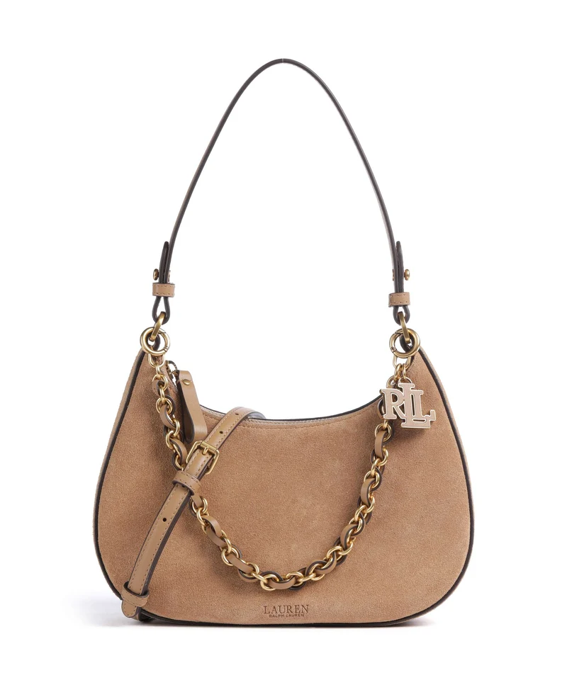 Lauren Ralph Lauren Marcy Medium Sac porté épaule camel