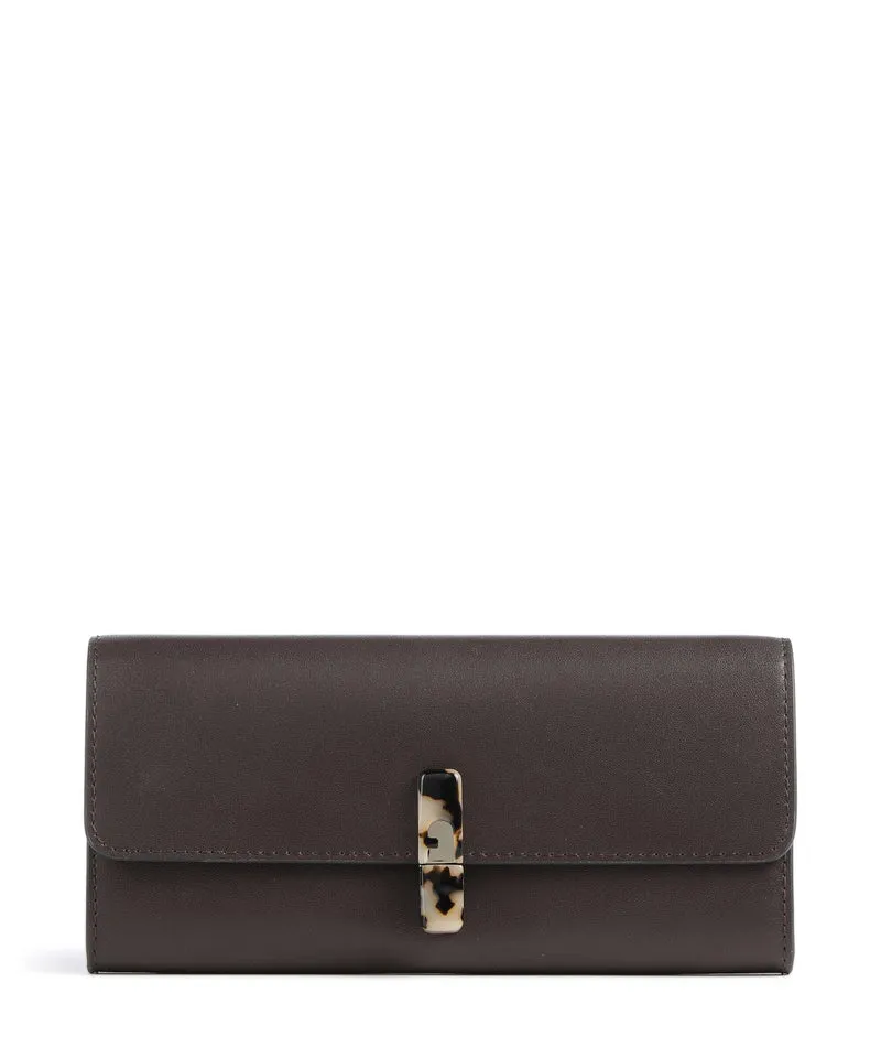 Furla Iride Continental Portefeuille cioccolato