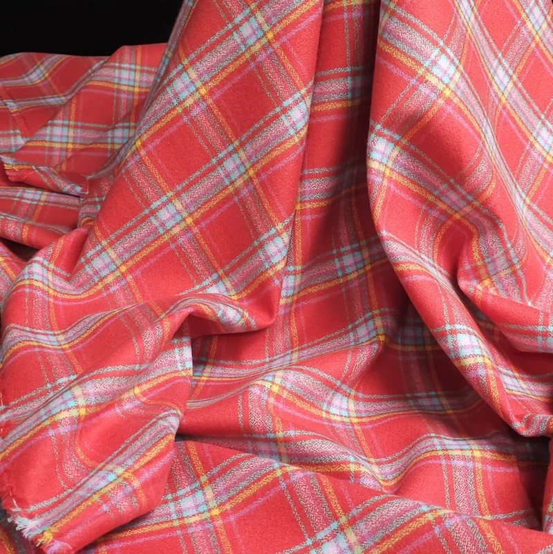 Flanelle Organique Mammoth Junior | Fraise | Robert Kaufman