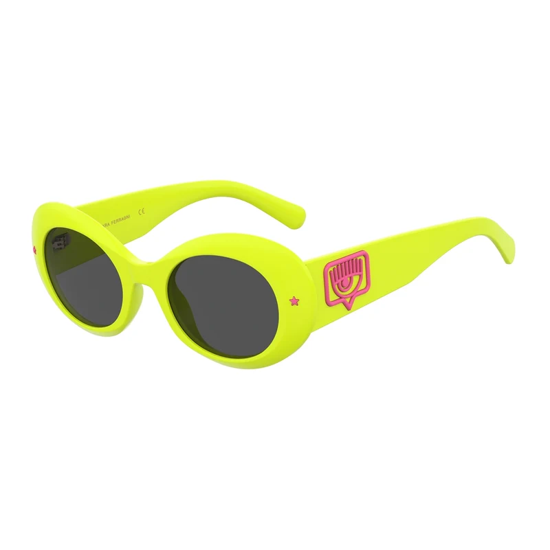Chiara Ferragni Chiara's Fashion Femmes Lunettes de Soleil Jaune 20496140G50IR