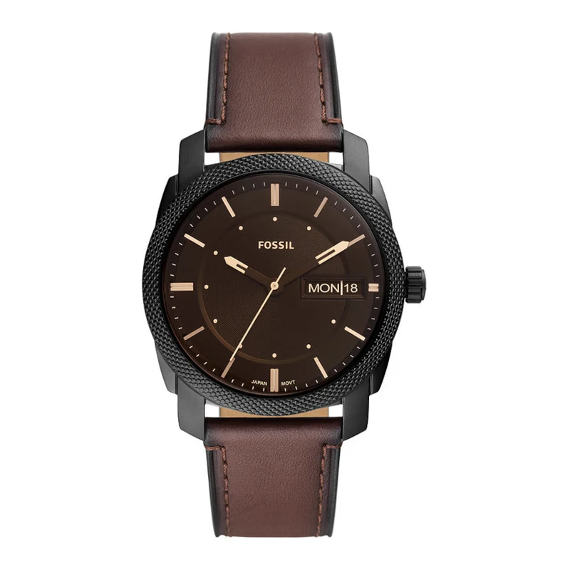 Fossil Machine Hommes Montre Marron FS5901