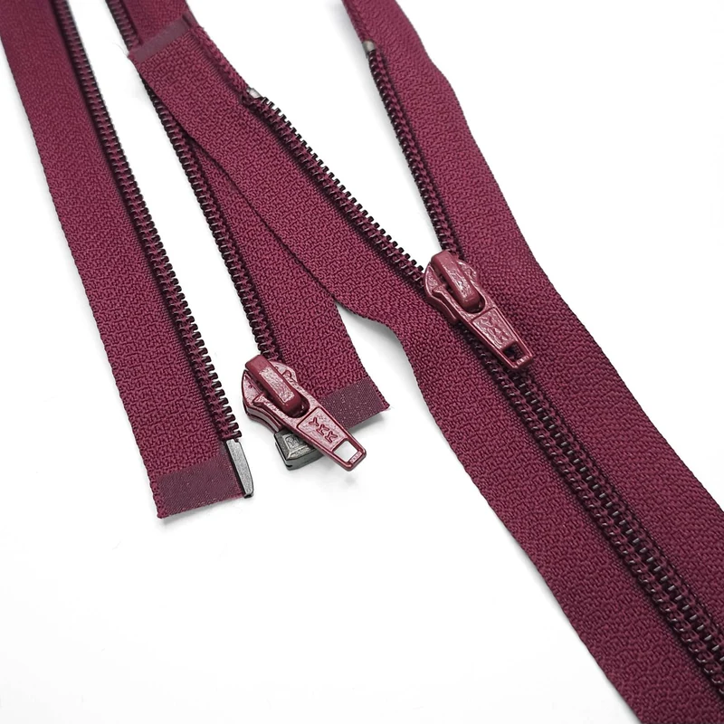 YKK Fermeture éclair Séparable | Spirale | #5 | Beaujolais | 16'' - 40.5 cm