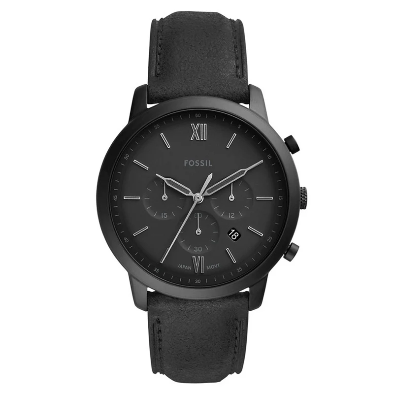 Fossil Neutra Chrono Montre Chronographe Noire Pour Homme FS5503