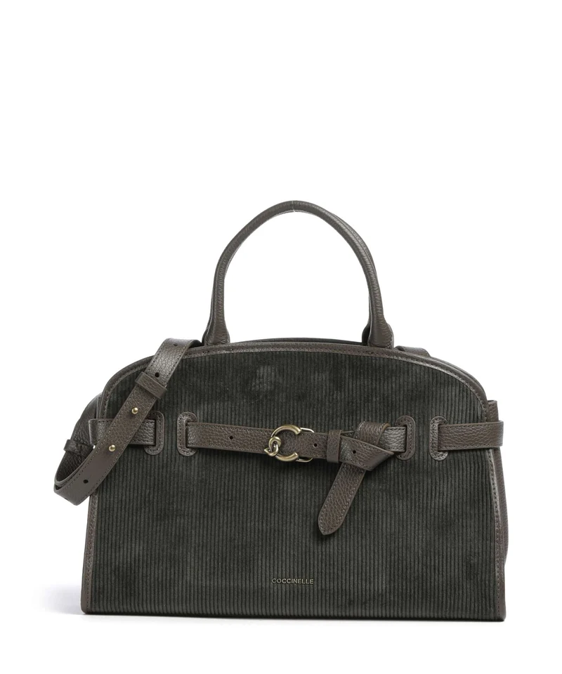 Coccinelle Sabine Corduroy Sac à main fango