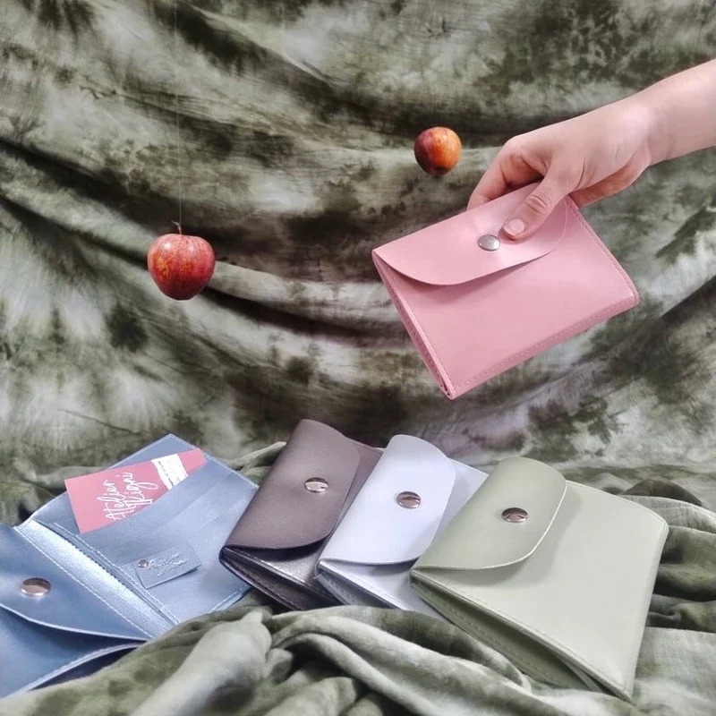 Porte-feuille vegan en cuir de pomme - Okane