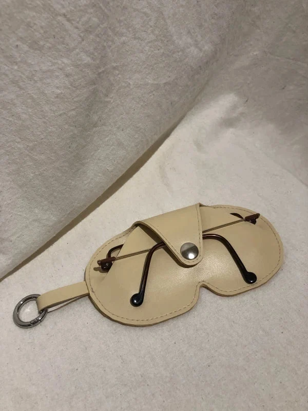 Etui à lunettes vegan en cuir de pomme