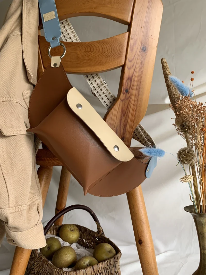 Sac banane XL vegan tricolore - plusieurs coloris