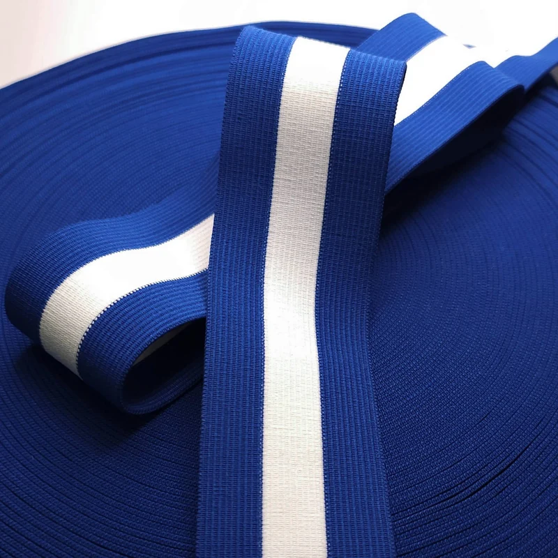 Élastique de ceinture athlétique classique | Bleu & Blanc