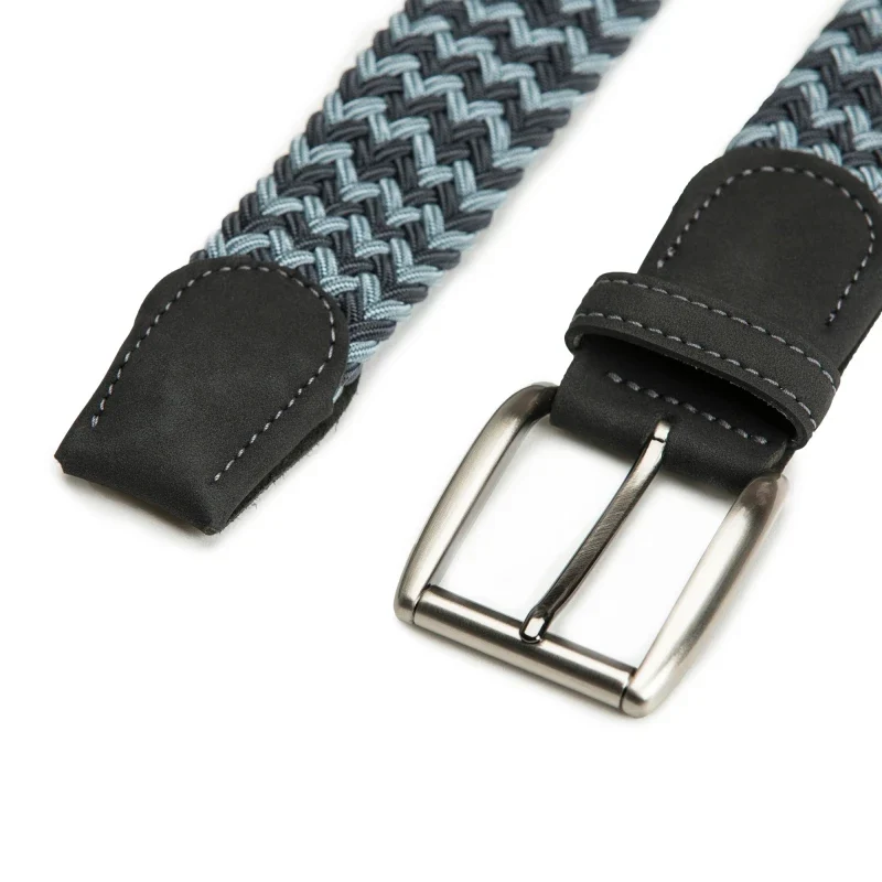 Ceinture tressée vegan pour homme Bleue - Prat