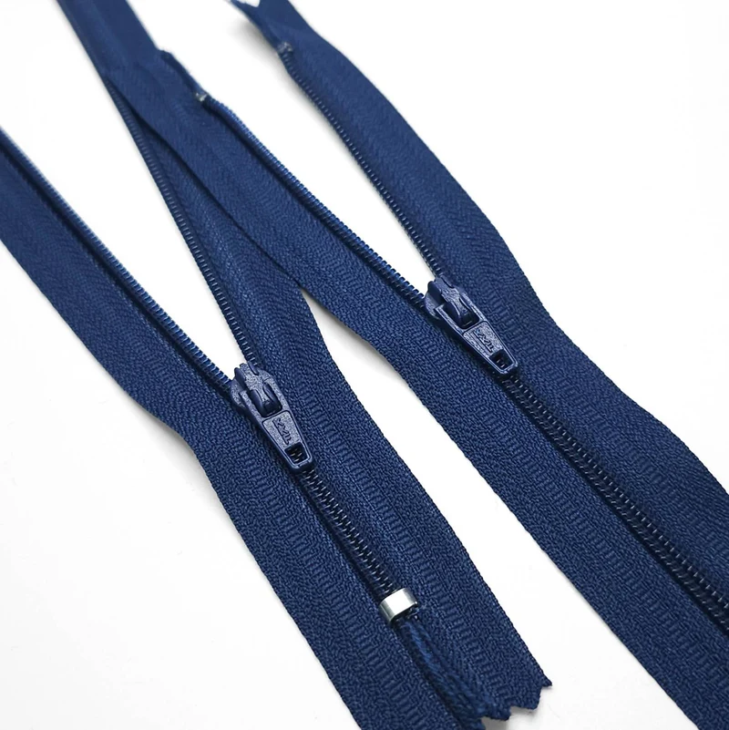 KKF Fermeture éclair À Bout Fermé | Spirale | Bleu marine | #3 | 9'' - 23 cm