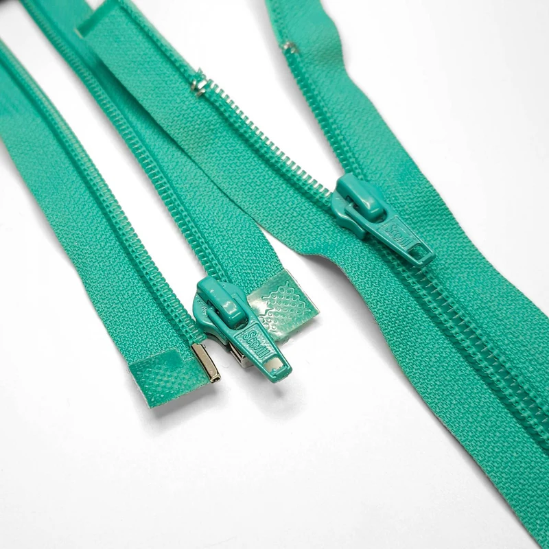 Fermeture éclair Séparable | Spirale | Turquoise | #5 | 24 3/4'' - 63 cm