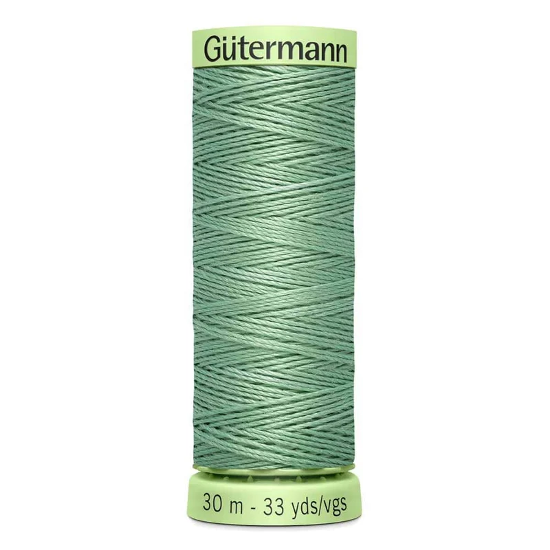 Gütermann | Fil à surpiqûres haute résistance | 30 m | N° 724 | Vert saule