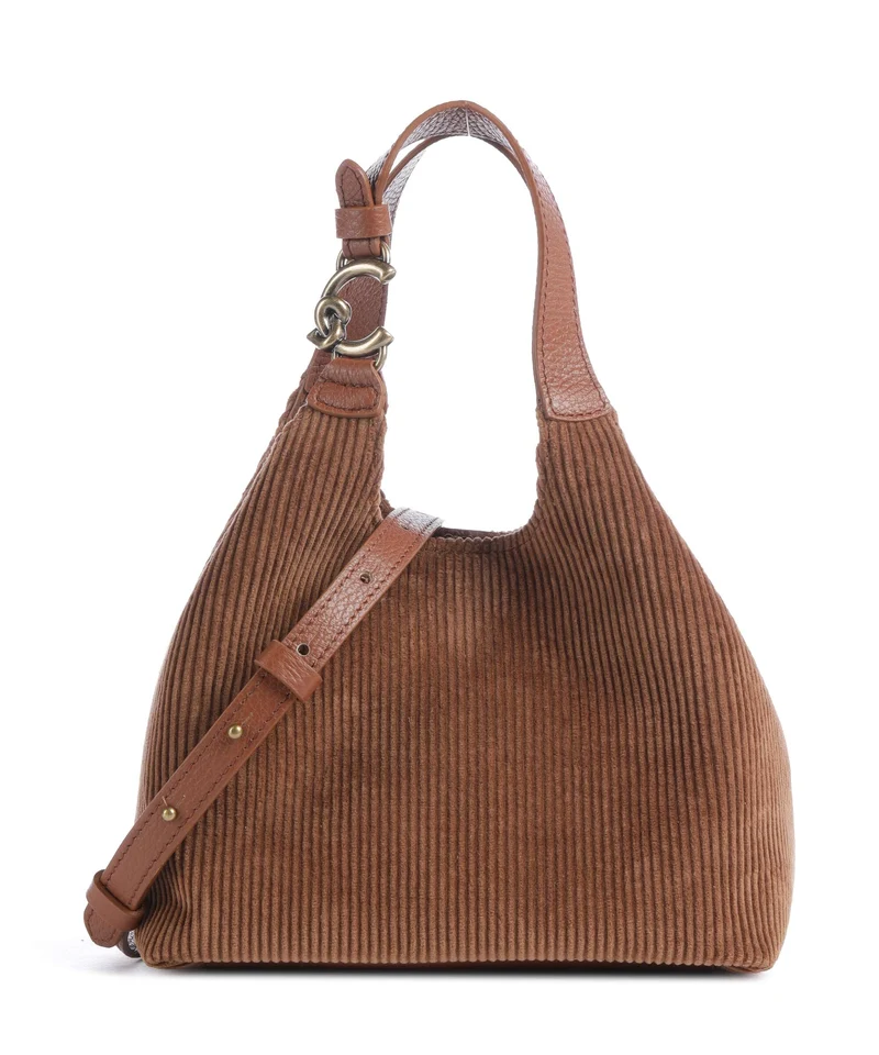 Coccinelle C-Easy Corduroy Sac à main cognac
