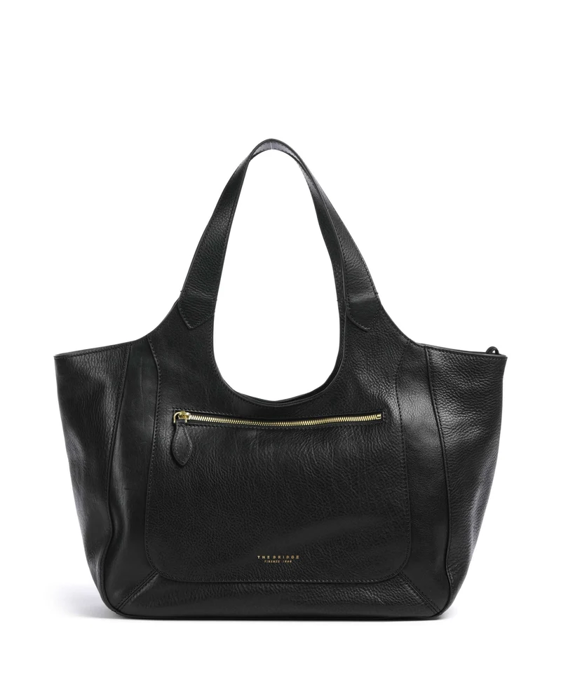 The Bridge Luce Soft Cabas nero
