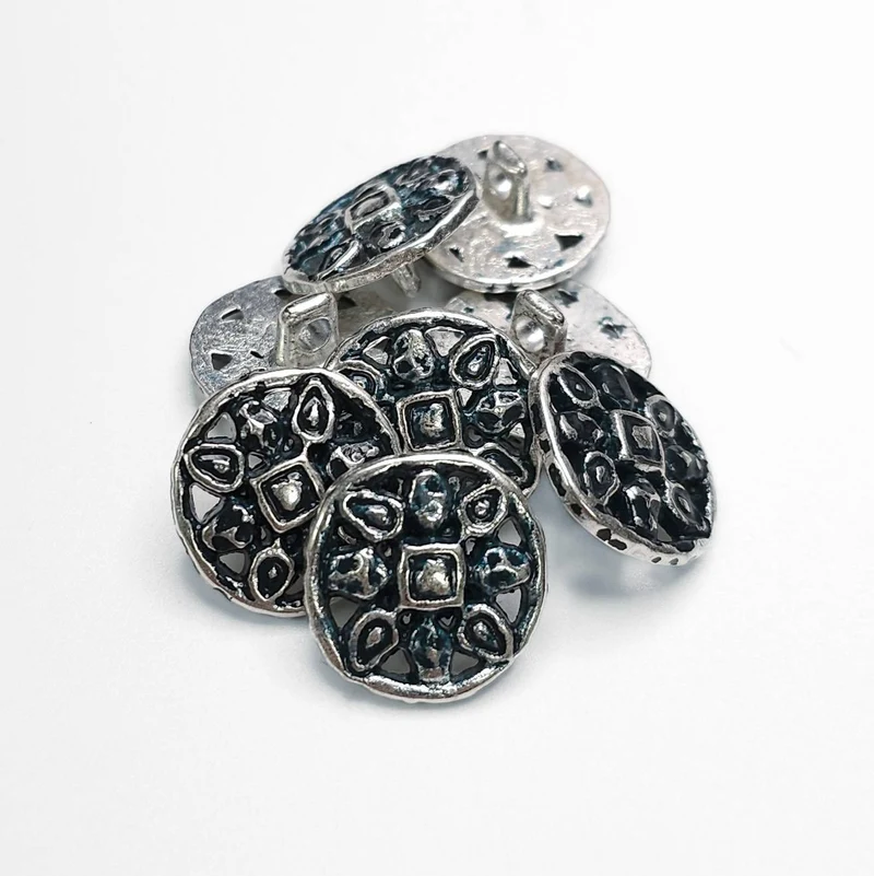 Boutons #B647 - B648 | Argent