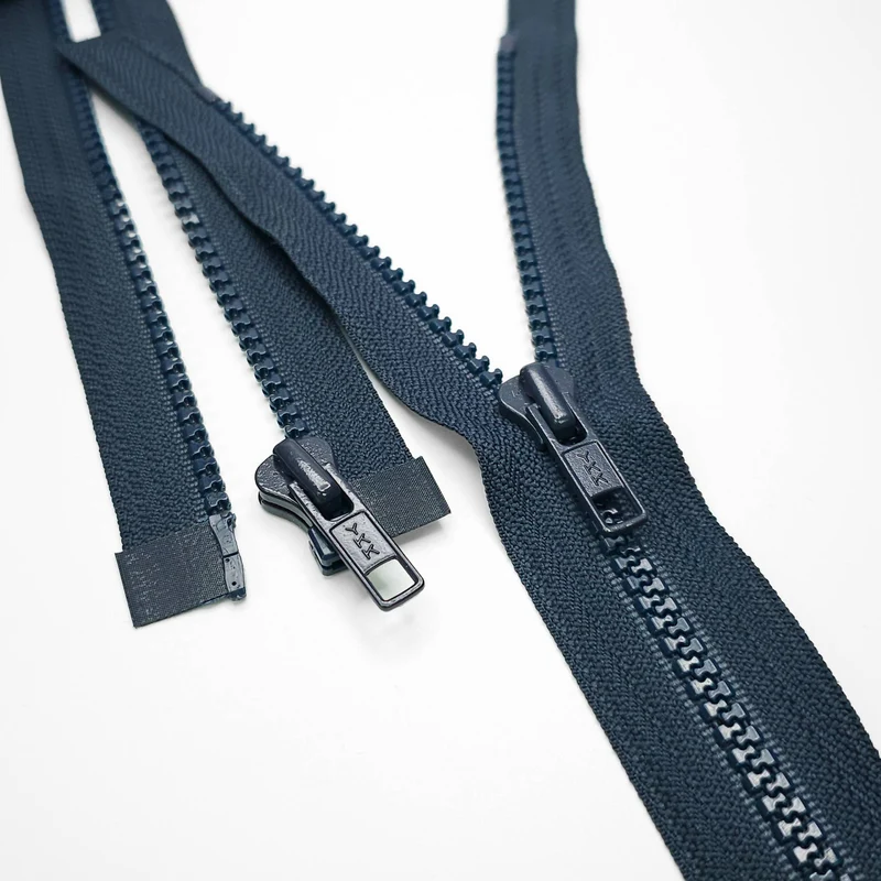 YKK | Fermeture éclair séparable | Molded Plastic | Bleu marine | Bleu nuit | #5 | 22'' - 56 cm